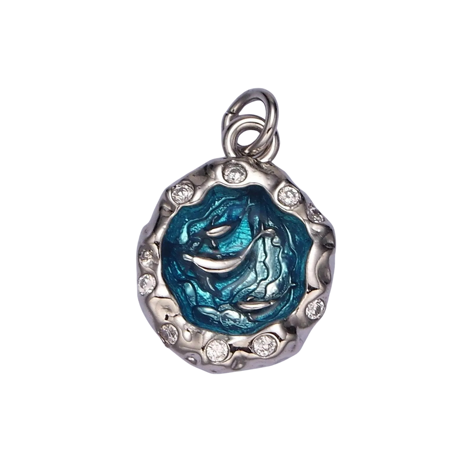 Silver Dolphin Lagoon Charm