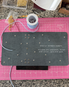 Silver Red Gem ✦ A6 Trifold Star