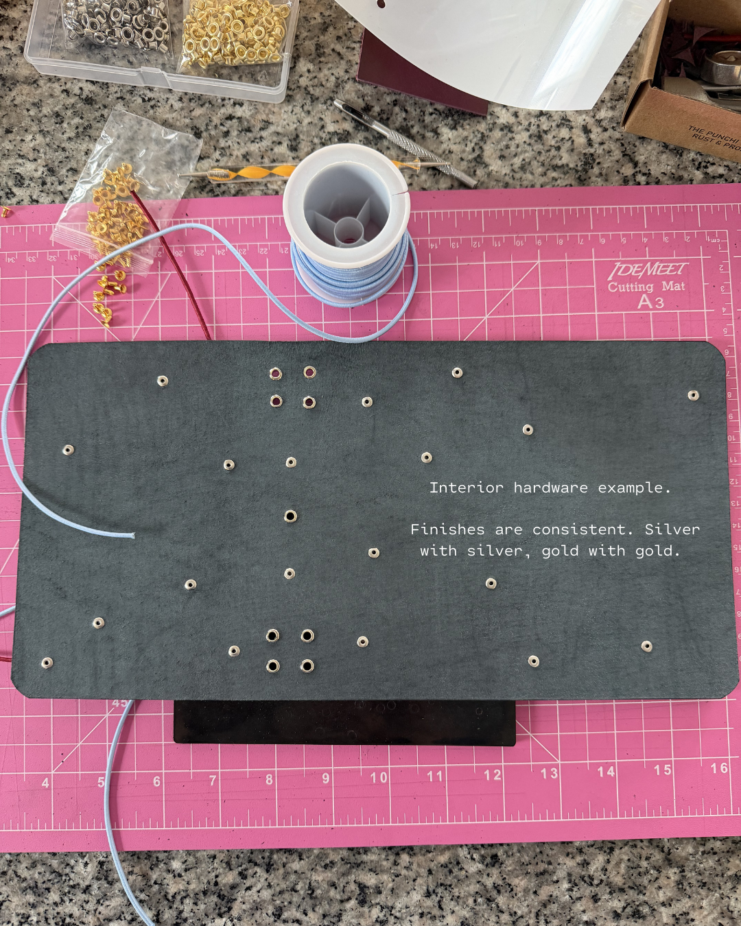 Silver Red Gem ✦ A6 Trifold Star