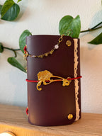 Brass Heart Charm Clip