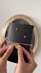 Moon Heart Locket ✦ A6 Trifold Star