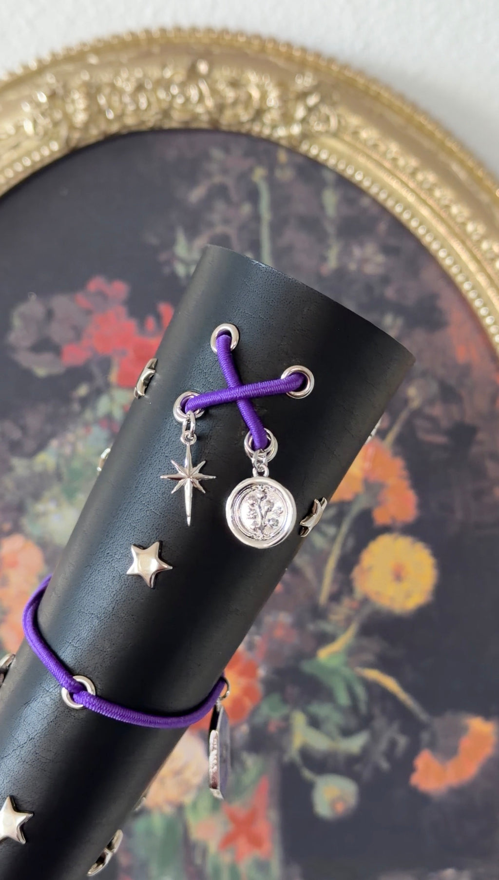 Purple Star ✦ A6 Trifold Star