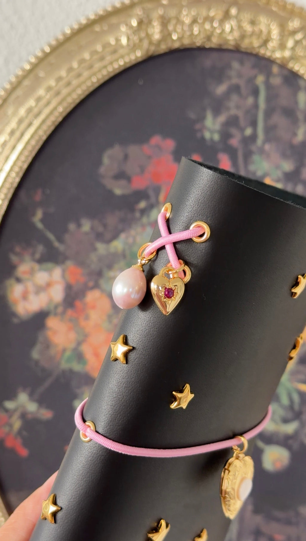 Moon Heart Locket ✦ A6 Trifold Star