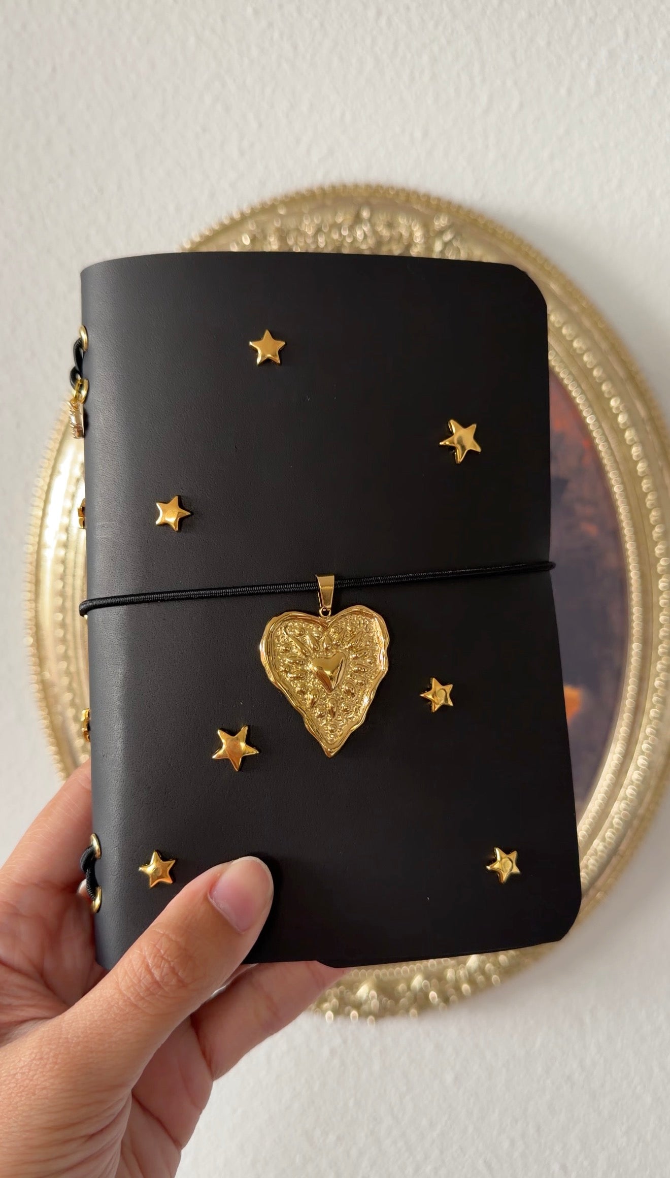 Gold Heart ✦ A6 Trifold Star