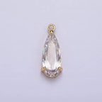 Large Gold Teardrop Charm
