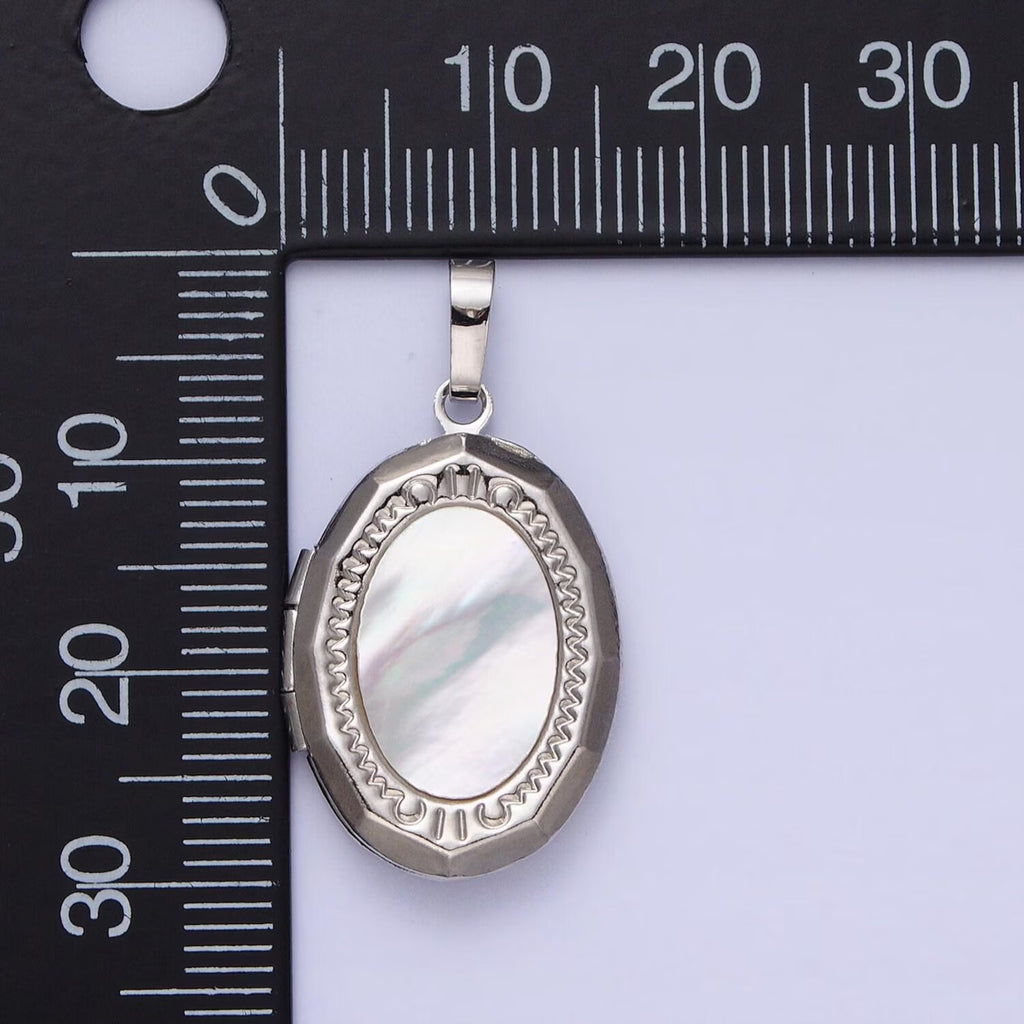 Gold Pearl Locket