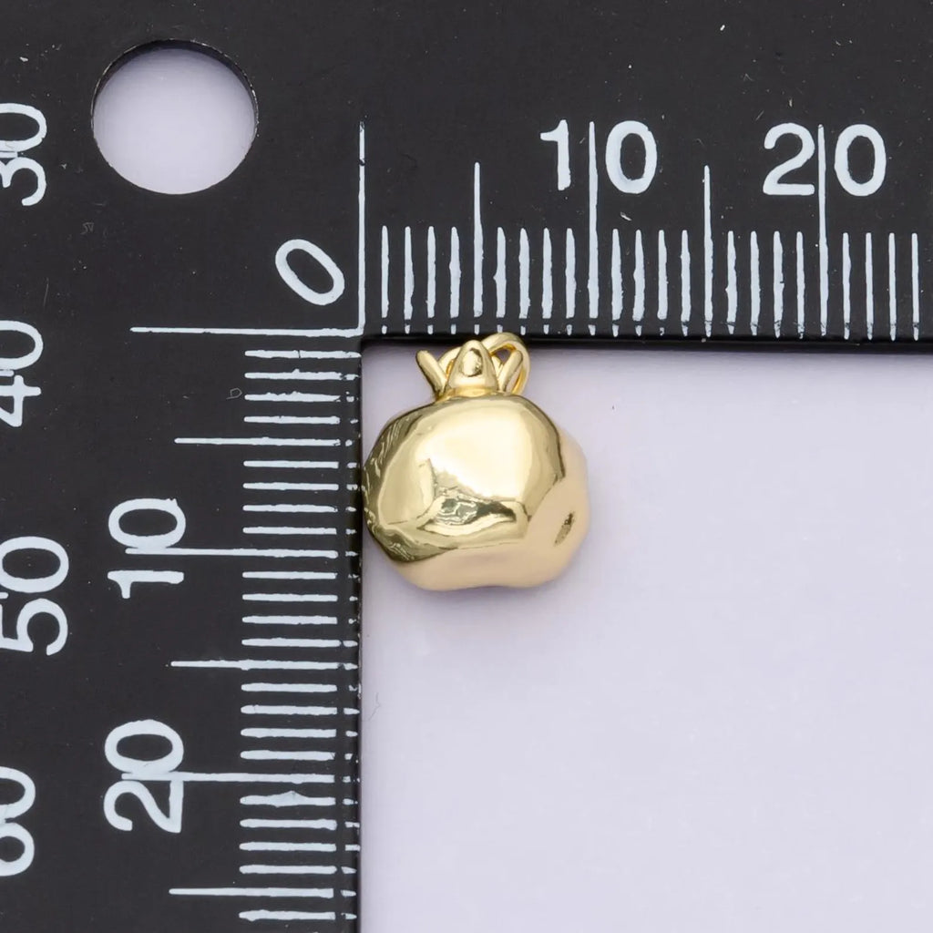 Silver Pomegranate Charm