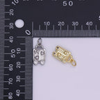 Mini Gold Luggage Charm