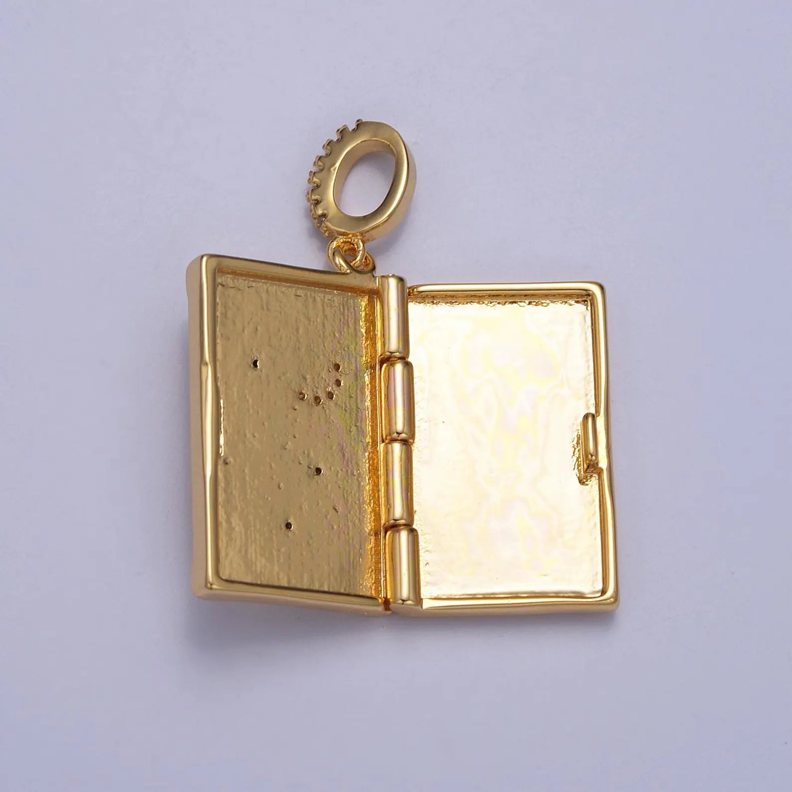Moon Book Locket