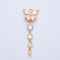 Butterfly Drop Cubic Zirconia