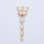 Butterfly Drop Cubic Zirconia
